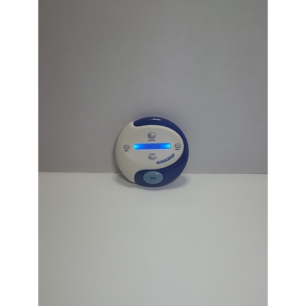 2004 CATCH PHRASE 2ND EDITION HANDHELD ELECTRONIC GAME HASBRO BLUE & WHITE